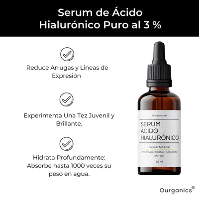 Ourganics™ Serum de Ácido Hialurónico